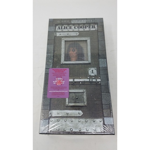 Life & Crimes Of Alice Cooper Box Set 4 Discs CDs 1999 Brand New Factory Sealed - Picture 1 of 7